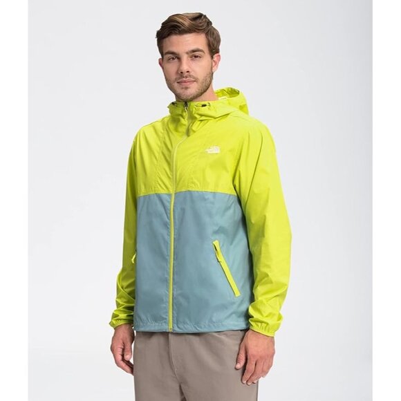 NWOT North Face Men's Cyclone 2.0 Hooded Jacket Sulphur Spring Green Size L 3161 - Picture 11 of 14